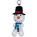 Plush Snowman Pez Dispenser Keychain